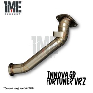 [1ME EXHAUST] Downpipe Innova 2GD Fortuner VRZ Stainless Steel Plug n Play Pull More Responsive Powe