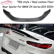 G29 TRD Style Real Carbon Fiber Spoiler For BMW Z4 G29 2 Door Roadster M40i 2019-2025 Rear Trunk Spo