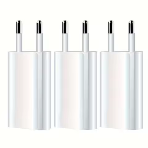 3pcs 5V 1A USB Charger Travel Wall Charging Head Phone Adapter Portable EU Plug For iPhone 13 12 xr 