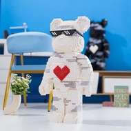 🚓Compatible Lego Oversized Bearbrick Adult Difficult Assembly Bearbrick Trendy Play Gift Female Wholesale