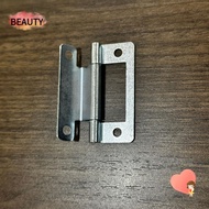 BEAUTY 5pcs/set Door Hinge, Soft Close Connector Flat Open, Useful Folded Interior No Slotted Wooden  Hinges Furniture Hardware