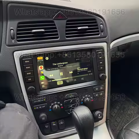For Volvo Carplay Android GPS Car Android Player Multimedia For XC70 V70 S60 S40 V40 2005 - 2009 Scr