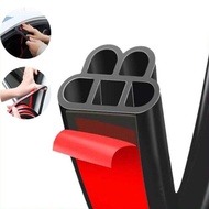 Rubber Seal Strip Car Door Dust Proof Sound Soundproof 2 Layers Leakproof
