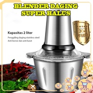 Chopper Blender daging penggiling Meat Blender Elektrik Stainless Steel Chopper Grinder