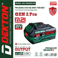 Pin Dekton M21-B4000PLUS | Pin10cell 4.0Ah chính hãng Dekton Dòng Xả Cao Chân Pin M21 Thông Dụng