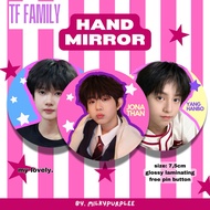 HANDMIRROR + PIN | TF FAMILY GLASS