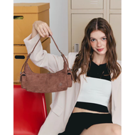 Path T Cha Bag Harper Collaction Suede bag ( มีสายให้ 2 เส้น ) กระเป๋าผ้ากลับ กระเป๋าผู้หญิง กระเป๋า