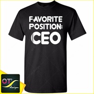Favorite Position Ceo Distro T-shirt - Entrepreneur of Business Entrepreneurs Ukm Umkm Black