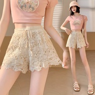 Lace Beach Shorts mixed with bra bikini