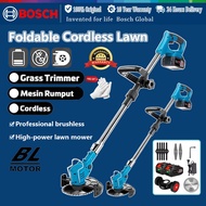 【10-Year Warranty 】Bosch Mesin Rumput Bateri Cordless Grass Cutter Grass Trimmer Lawn Mower Mesin Po