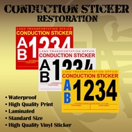 CONDUCTION STICKER (for REPLACEMENT) 2pcs of Cs Number