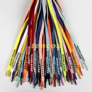 TENCOS 1 Pair SHOELACES Off White Wording Shoe Lace 150cm Flat Shoe Laces