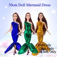 Princess BJD Doll clothes Mermaid Wedding Dress Party Dress 30cm Doll Girls Toy Gift