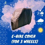 E-BIKE 3 WHEELS WATER-REPELLANT COVER (ROOFED E-BIKE)