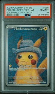 pokemon card 梵谷皮卡丘 促銷英文版 #085
