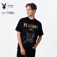 PLAYBOY เสื้อยืดคอกลมแขนสั้น รุ่น P1MT259OT089BK