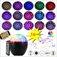 Disco Lights, Sound Activated LED Disco Ball Lights with 4m USB Cable and Suction Mount, Remote Control Party Lights for Kids Birthday, Home Party, Bedroom Decoration