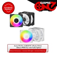 Arctic P12 Pro A-RGB 3-Pack 120mm PWM Fan with Cable Splitter PC Case Fan 120mm Fan ARGB Fan