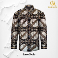 KEMEJA Baron Prada ATBM Silk Batik Cloth - Long Sleeve Men's Batik Shirt Pattern