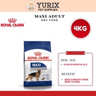 Royal Canin Maxi Adult (4kg) Dry Dog Food - Size Health Nutrition