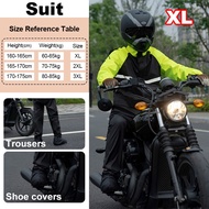 ⭐QUALITY RAINCOAT⭐ Motorcycle Rain Gear Three Piece Motorcycle Rain Suit Raincoat Baju Hujan Premium