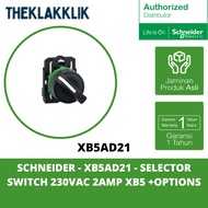 SCHNEIDER - XB5AD21 - SELECTOR SWITCH 230VAC 2AMP XB5 + OPERATIONS