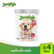 JerHigh เจอร์ไฮ สติ้ก ขนมหมา ขนมสุนัข อาหารสุนัข 400 กรัม บรรจุ 4 ซอง (เลือกรสชาติด้านใน)