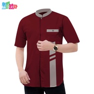 Ulikids Baju Koko Muslim Laki-Laki Pria Dewasa Lengan Pendek Bahan Katun Toyobo Premium Termurah Dan