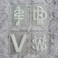 NCT 127 Lightstick Emblem, DREAM, WAYV, WISH Ver 2 (One side)