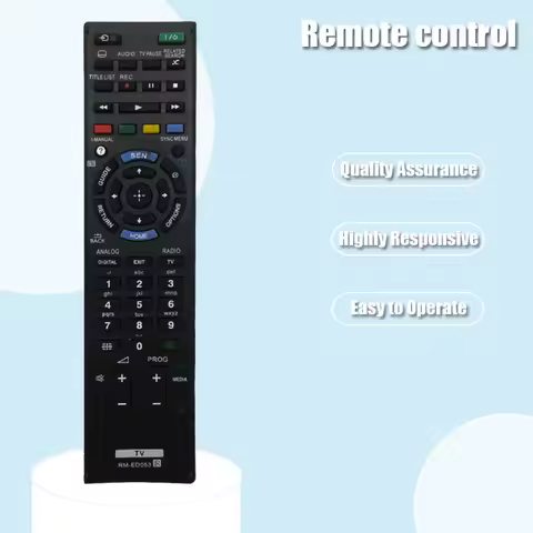 New RM-ED053 for Sony TV Remote Control KDL-32W600A KDL-24W605A KDL-32EX653 KDL-32EX500 KDL-50W656A 