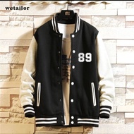 89 SMILE BASEBALL JACKET SIZE MLXL | OVERSIZE WOMEN'S VARSITY BASEBALL JACKET | WOMEN'S BASEBALL JAC