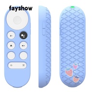 FAY Remote Control Protective Sleeve, Dustproof Non-slip Remote Control Sleeve, Shockproof Silicone Fall Prevention Remote Control Dust Cover for Google Chromecast Remote Control