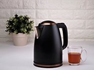 不鏽鋼無線1.7公升快煮壺 - 復古啞黑色 KE906H-MBK-BS