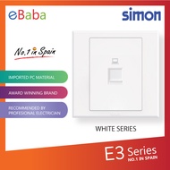 Simon E3 Series (White) Switch  / Switches & Socket Outlet E3 Tel Data Tv Astro