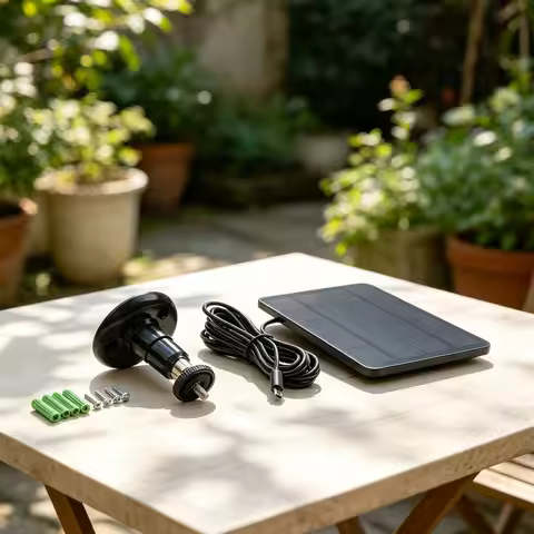 4W Solar Panel with USB Interface for For eufy For Blink For REOLINK Cameras Monocrystalline Silicon