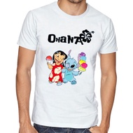 KATUN New Tshirt Lilo and Stitch OHANA Casual Cotton T-Shirt