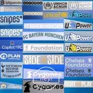 LFC FOUNDATION BAR UNICEF sponsor JUV cygames CHE RIGHT TO PLAY ACWEFOX Advertising Sponsors