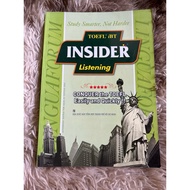 TOEFL iBT Insider Listening Book
