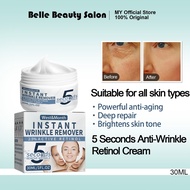 5 seconds Anti Wrinkle Retinol Cream krim anti kedutan original Anti Aging Deeply Collagen Cream抗皱面霜