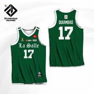 【Edward】ANIMO LA SALLE 2024 UAAP GREEN FULL SUBLIMATED JERSEY FREE CUSTOMIZE NAME AND NUMBER ONLY