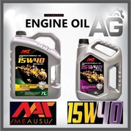 MEAUSU PREMIUM ENGINE OIL SAE MINERAL 15W40 MIYAK HITAM 15W40 