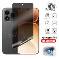 Screen Protector for Honor 600 Pro 5G 600Lite 600Pro Honor600 Privacy Hydrogel Film Soft Film Not Gl