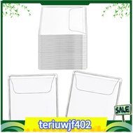 【●TI●】200Pcs Single Pocket Coin Sleeves Holders Clear PVC Coin Protectors Individual Plastic Coin Ho