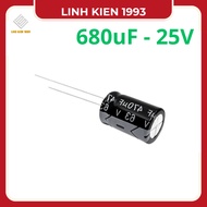 4 Capacitors 680uF 25V capacitor 680uf25v