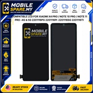 MOBILESPARE.MY | XI4 X4 PRO / NOTE 10 PRO / NOTE 11 PRO -4G & 5G 2201116TI 2201116SG COMPATIBLE MOBI