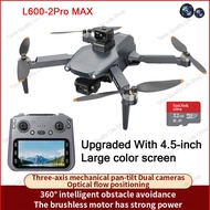 New L600-2 PRO MAX/ L600 PRO MAX 3KM Distance Professional Drone EIS 4K HD Dual Camera 3-Axis Gimbal