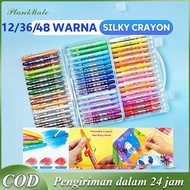 MATA 12/36/48 colors CRAYON GRASP MEDIUM EYES GRASP CRAYON/ SILKY CRAYON WATER SOLUBLE CRAYON/ COLOR