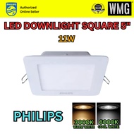 PHILIPS LED DOWNLIGHT SQUARE 5" 11W 3000/6000K
