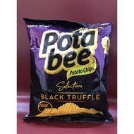 Potabee Potato Chips Selections Black Truffle 68g - Potabee Truffle Flavored Potato Chips