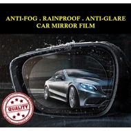 [Local Seller] Japan Car Rear View Mirror Rainproof Anti-Glare Anti-Fog Film 95*95 / 95 *135 / 100*1